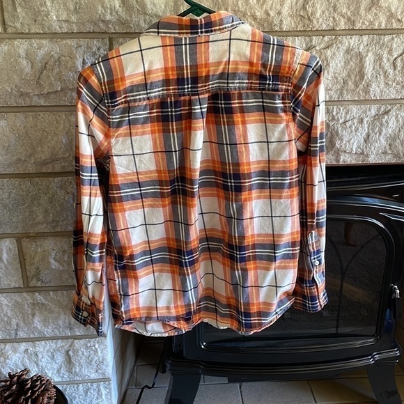 Arizona Boys Plaid Dress Shirt 10H-12H - Picture 6 of 6